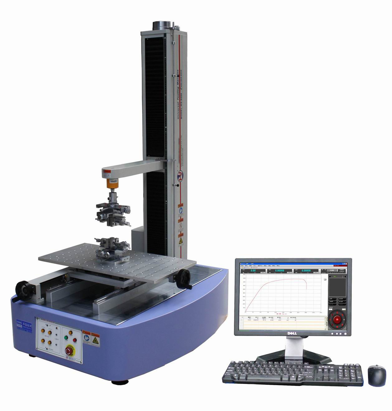 Mesin pengujian ketegangan universal elektronik berkinerja tinggi GB/T228-2002 2kn