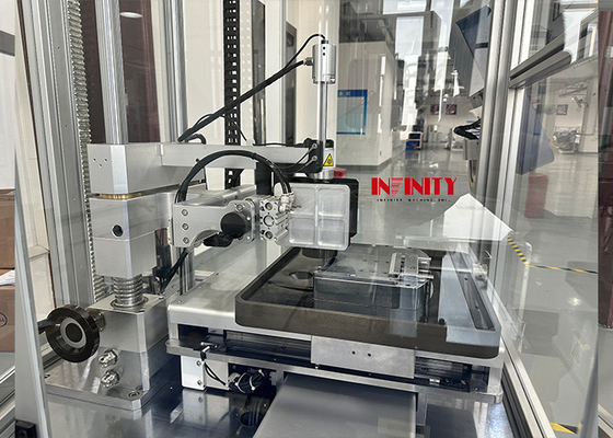 Drop Ball-impact Tester dengan kisaran kecepatan sumbu Z 1-200mm/s dan ±1mm Height Error