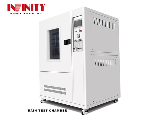 7 inci layar sentuh PLC Control IPX1 ~ 4 Waterproof Grade Testing Rain Test Chamber