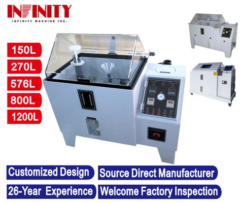 13mm Lingkungan penguatan Saline Spray Test Chamber Korosi Resistensi