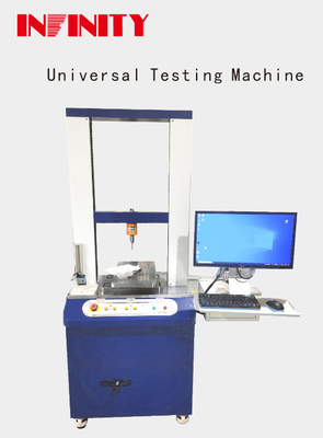 Mesin pengujian universal jenis lantai untuk mendorong dan menarik yang cocok untuk komponen elektronik