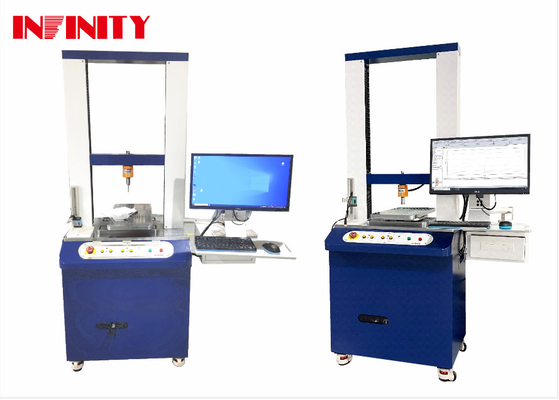 500Kg Nilai kekuatan Sensor Kapasitas Mesin pengujian universal mekanik 1167x700x1770mm