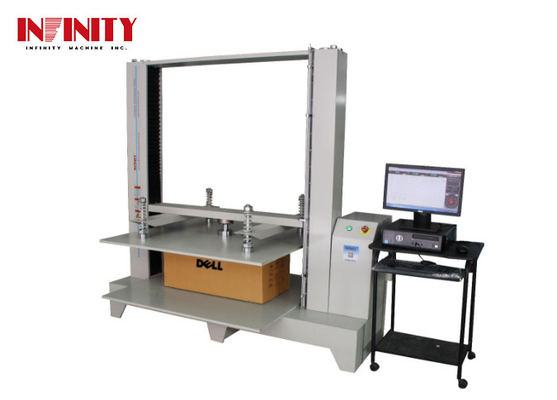ISO2872 Standar pengujian kekuatan kompresi Paket Container Compression Tester