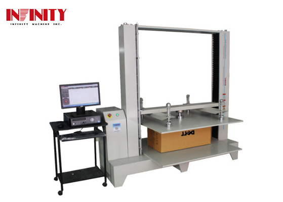 ISO2872 Standar pengujian kekuatan kompresi Paket Container Compression Tester