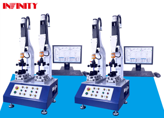 Dua stasiun Insertion Extraction Force Tester Range Kecepatan 0.1-1200mm/Min