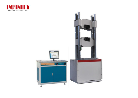 2000KN UTM Hydraulic φ15-φ70 Diameter Clamping dengan 450mm Support Roller Space