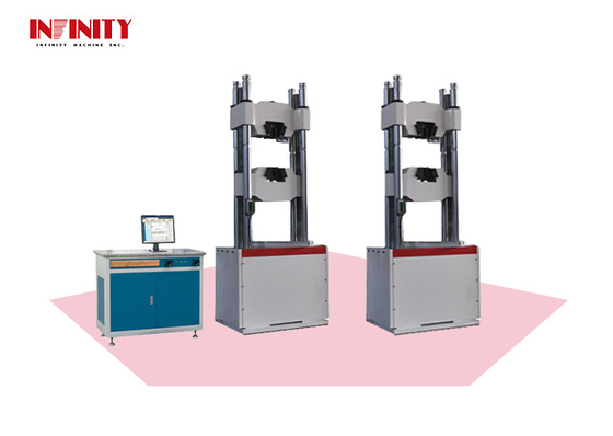 Mesin pengujian universal Max kompresi kecepatan 900mm Sampel datar Clamping lebar 100mm