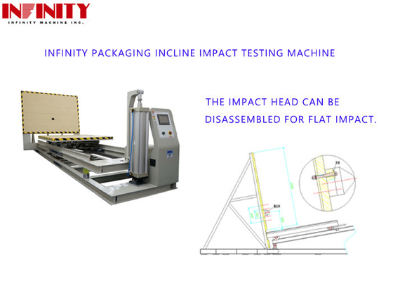4000mm Sliding Length Package Test Machine untuk AC220V 50HZ power supply perangkat