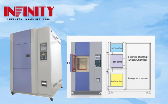 18KW sumber suhu perubahan cepat tester dengan kotak internal Ukuran 500x400x400mm