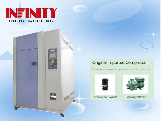 18KW Sumber Programmable Hot Cold Shock Test Chamber dengan pendinginan yang aman dan tidak beracun