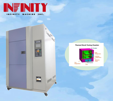 Multi-lapisan Isolasi Listrik Termal Lapisan Kaca Programmable Hot Cold Shock Test Chamber