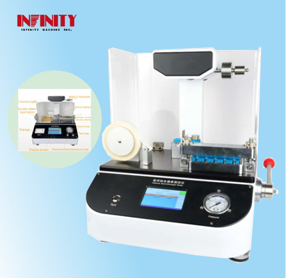 Layer Cardboard Tester dengan ukuran peralatan 500m × 400cm × 650mm Pembebasan otomatis penuh