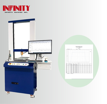 Mesin Push And Pull Testing for Materials 1167x700x1770mm Ukuran inang 500Kg Kapasitas sensor nilai gaya