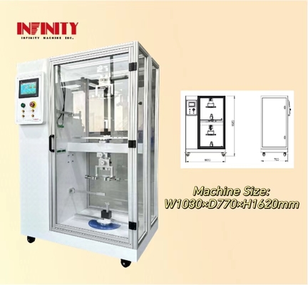 Earphone Wire Wire Pull Tester Dengan 2Slots Test Station Dan AC 220V 3A Sumber