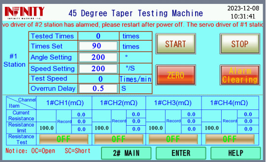2Slots Wire Pull Tester Stasiun Uji Dan Sambungkan Dengan Referensi Line