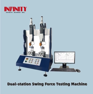 0.5KN Force Value Sensor Capacity Mesin Pengujian Kekuatan Swing Dua Stasiun Dengan Keakuratan ±0,3%