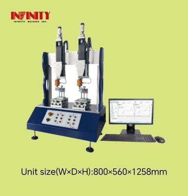 0.5KN Force Value Sensor Capacity Mesin Pengujian Kekuatan Swing Dua Stasiun Dengan Keakuratan ±0,3%
