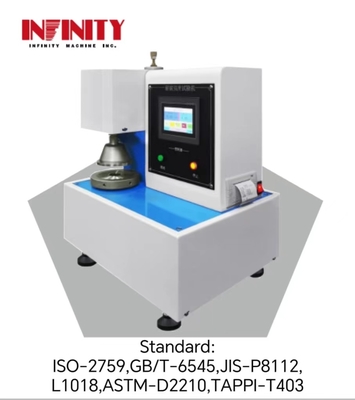 Penguji ledakan sepenuhnya otomatis untuk TAPPI-T403 Standar Persyaratan AC220V Power Supply