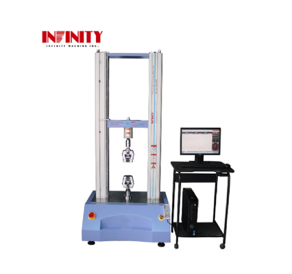 Mesin Pengujian Universal Elektronik Presisi Tinggi 0,001 ~ 500mm/Min Kecepatan Pengujian Tanpa Rang