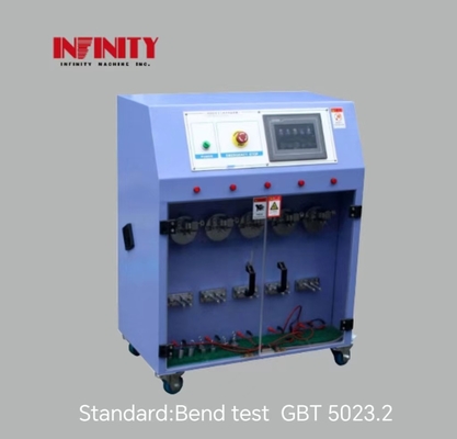 AC220V 50Hz 10A Lima Stasiun Wire Pull Testing Machine untuk Motor percepatan dan waktu decelerasi 45ms