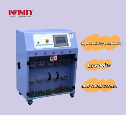 Panasonic Servo Motor Drive Lima Stasiun Wire Pull Testing Machine dengan 45ms Percepatan / Perlambat Waktu