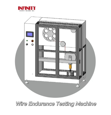 1000Kg Sensor Range Wire Endurance Testing Machine dengan Editing Program Sederhana dan Fungsi Deteksi Kontinuitas