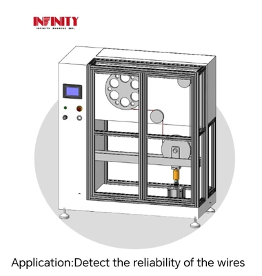 1000Kg Sensor Range Wire Endurance Testing Machine dengan Editing Program Sederhana dan Fungsi Deteksi Kontinuitas