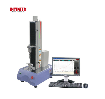 Mesin pengujian universal elektronik berkinerja tinggi untuk pita perekat AC220 V 5A 450mm 650mm Opsional