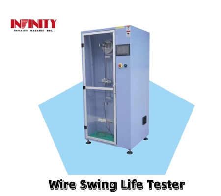 Penguji Kehidupan Swing Wire yang sepenuhnya otomatis dengan layar sentuh OMRON Jepang