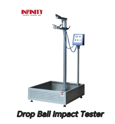 400 X 450 X 2200mm Drop Ball Impact Tester untuk Acrylic Ball Berat 150g Test Ketahanan