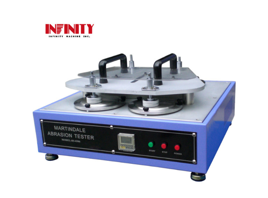 Quality Control Abrasion Testing Machine / Textile Fabric Martindale Abrasion Tester