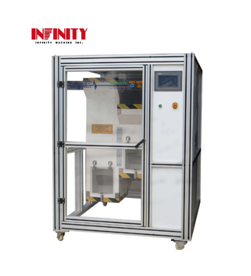 Produk Elektronik Jatuhkan Testing Machine, 2 Station Roller Drop Tester