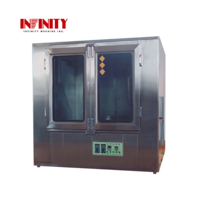 Ruang Uji Hujan IPX3 IPX4 Untuk Laboratorium 600mm ¢ 1200mm ¢ 0.4mm AC220V 50Hz 5A