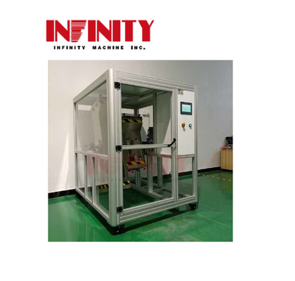 IEC 60068-2-32 Tumble Tester Untuk Rolling Drop Testing dengan Touch Panel Control AC220V 50Hz 5A