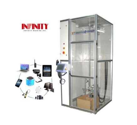 Mesin pengujian penurunan arah perangkat mobile Free Fall Drop Tester IEC 60068-2-31 IEC 60068-2-32
