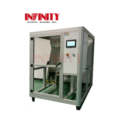 1000mm 500mm Ketinggian Tutup Tump Drop Mesin Uji AC220V 50Hz 5A 5 ~ 20 kali / menit