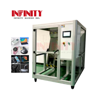 IEC 60068-2-32 Tumble Tester Untuk Rolling Drop Testing dengan Touch Panel Control AC220V 50Hz 5A