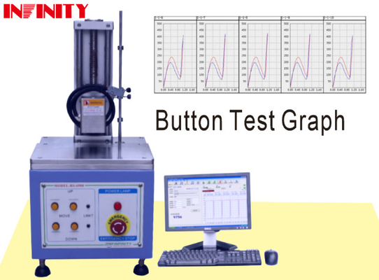 Tes Kekuatan Kunci Karet Tester Tombol Keyboard Dengan Kapasitas 5kgf Untuk Keystoke / Switch Force Test