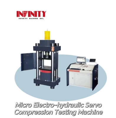 Piston Diameter φ250mm Micro Electro Hydraulic Servo Compression Testing Machine dengan kekuatan uji maksimal 1500kN