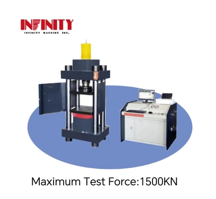 Full Digital Closed Loop Micro Electro Hydraulic Servo Compression Testing Machine untuk memuat beban yang sama dan pemeliharaan