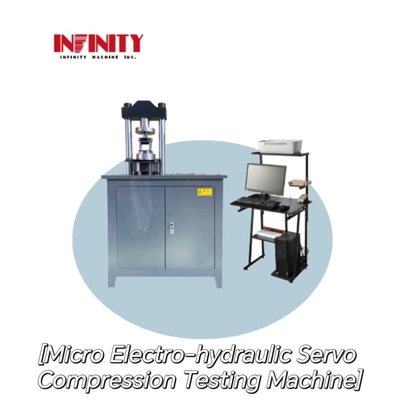 Real Time Test Monitoring Micro Electro Hydraulic Servo Kompresi Mesin pengujian
