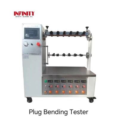 IEC884 Standar Plug Bending Test Machine yang Digunakan untuk Uji Ketahanan Bending Kabel