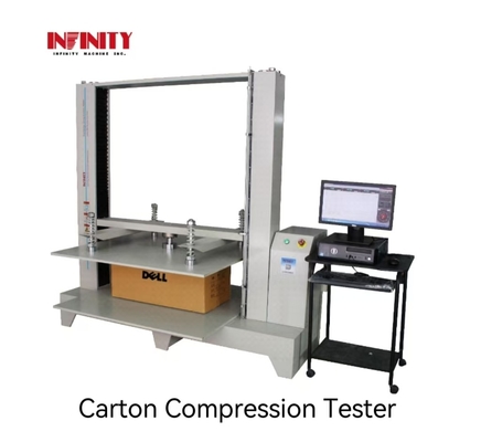Uji Tumpukan Kontainer Paket IF1552 Penguji Kompresi Karton Profesional 20kn