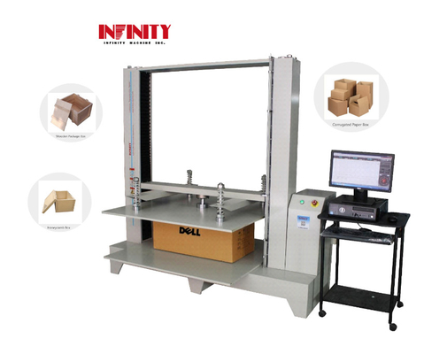 Servo Motor Control Package Container Compression Strength Tester 20KN Kapasitas