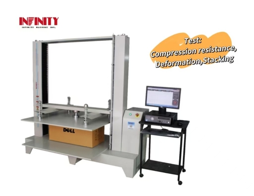 Servo Control Paper Box Stacking Testing Package Compression Strength Testing Machine Mesin pengujian kekuatan kompresi