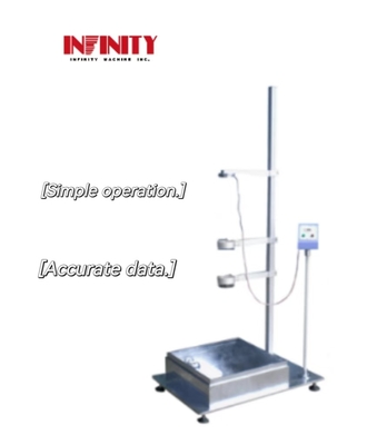 ISO / DIS12542 1 Standar Mudah Operasi Laminated Glass Falling Ball Impact Tester