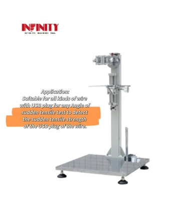 Mudah Operasi Rotasi Angle 0 ~ 360 ° USB Plug Wire Pull Strength Testing Machine