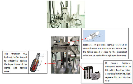 IEC 60068-2-31/32 Mesin pengujian penurunan arah untuk perangkat seluler Smartphone Tablet Laptop