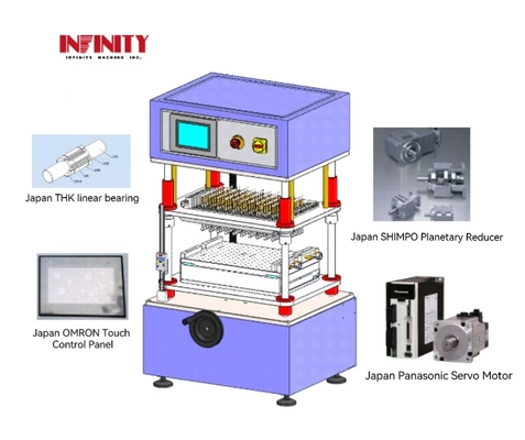 Multi Station High Precision Computer Keyboard Random Button Life Testing Machine (Mesin pengujian masa hidup dengan tombol acak)