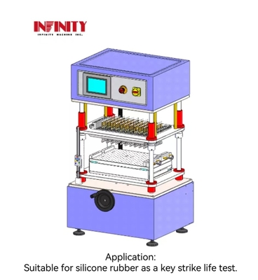 Multi Station High Precision Computer Keyboard Random Button Life Testing Machine (Mesin pengujian masa hidup dengan tombol acak)